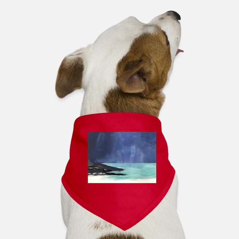 Traumstrand Hunde-Bandana