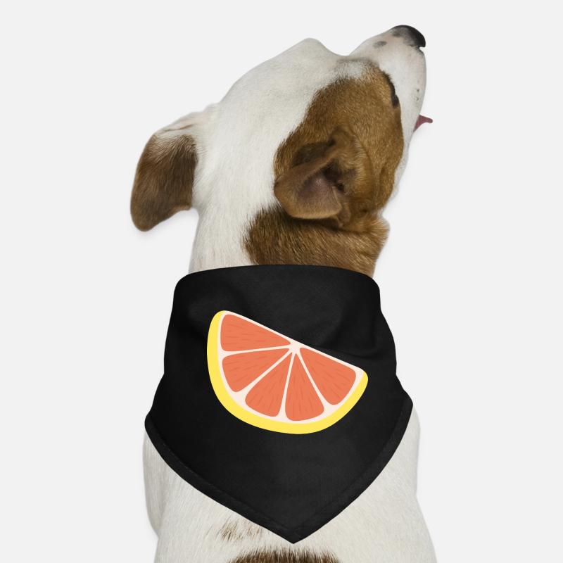 grapefruit slice Dog Bandana
