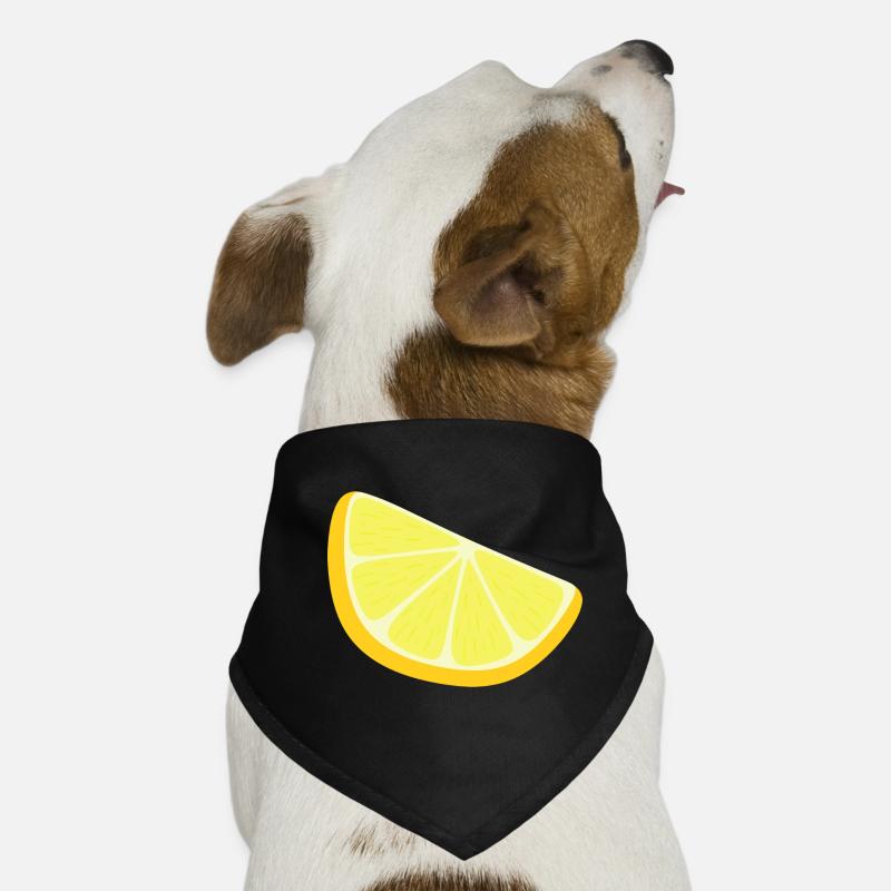 lemon slice Dog Bandana