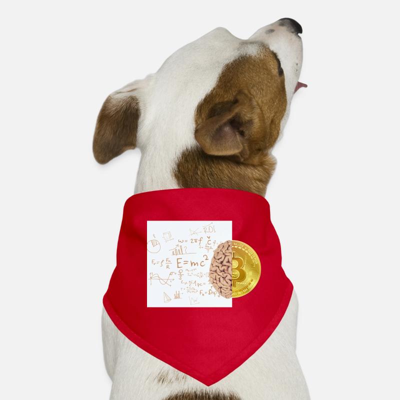 Crypto Brain 2 Bitcoin BTC ETH Dog Bandana