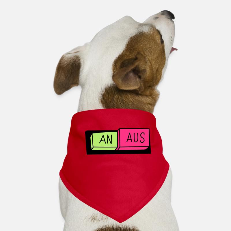 An / Aus Schalter Hunde-Bandana