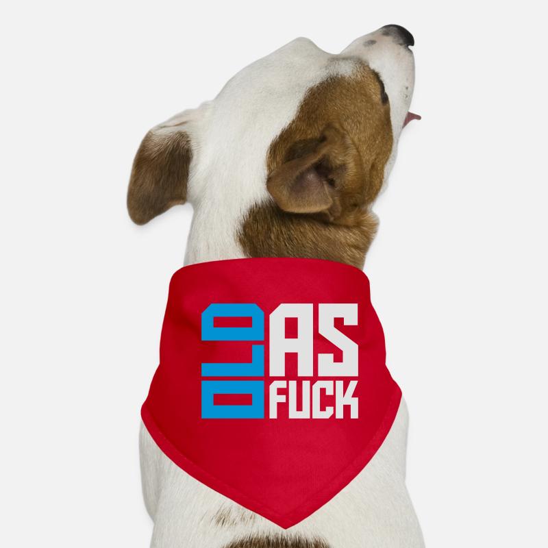 old AF Text Logo Hunde-Bandana