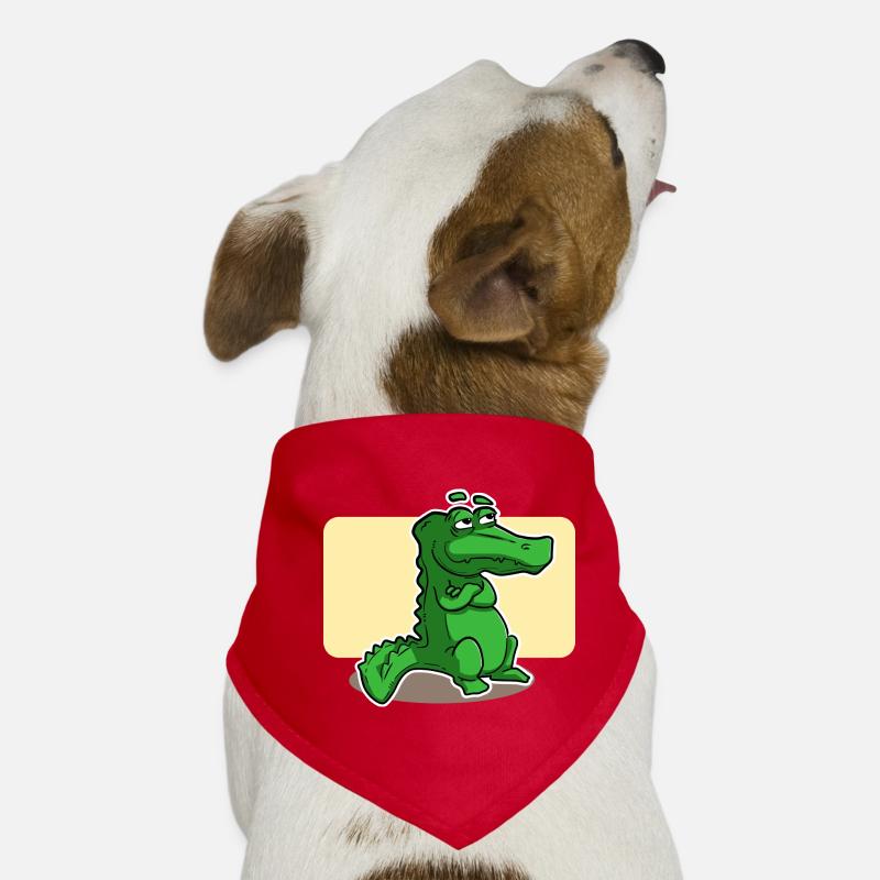cute crocodile Dog Bandana