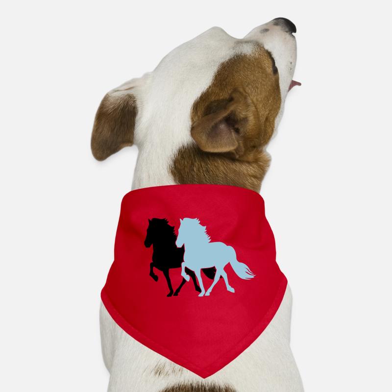 2 Tölter Hunde-Bandana