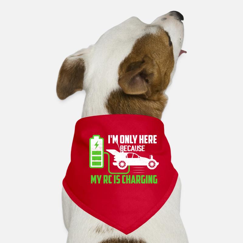 I'm Only Here Because My RC Is Charging Model Car Hunde-Bandana