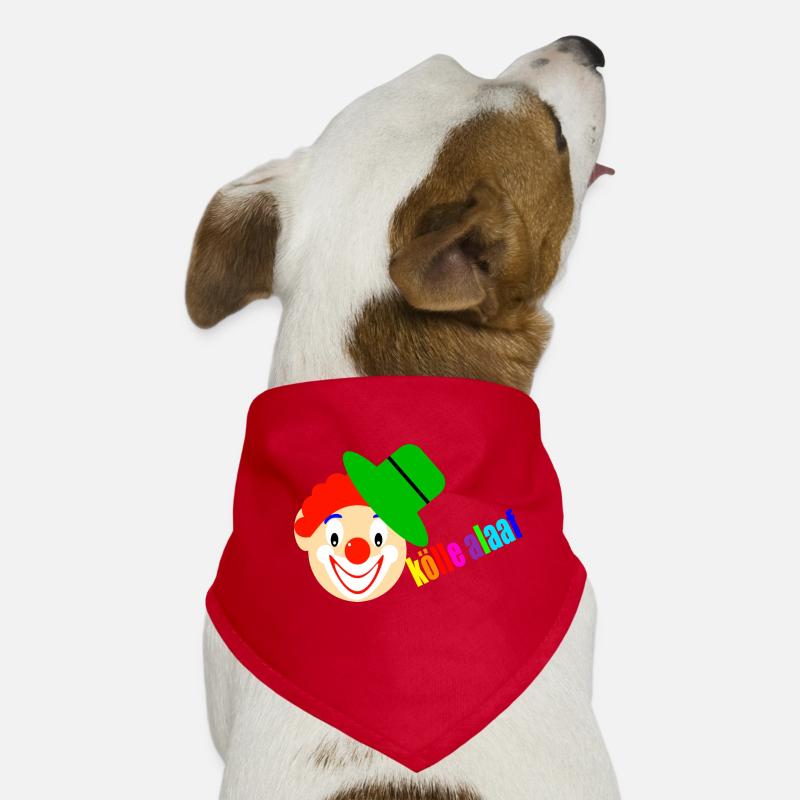 Clown sagt kölle alaaf Hunde-Bandana