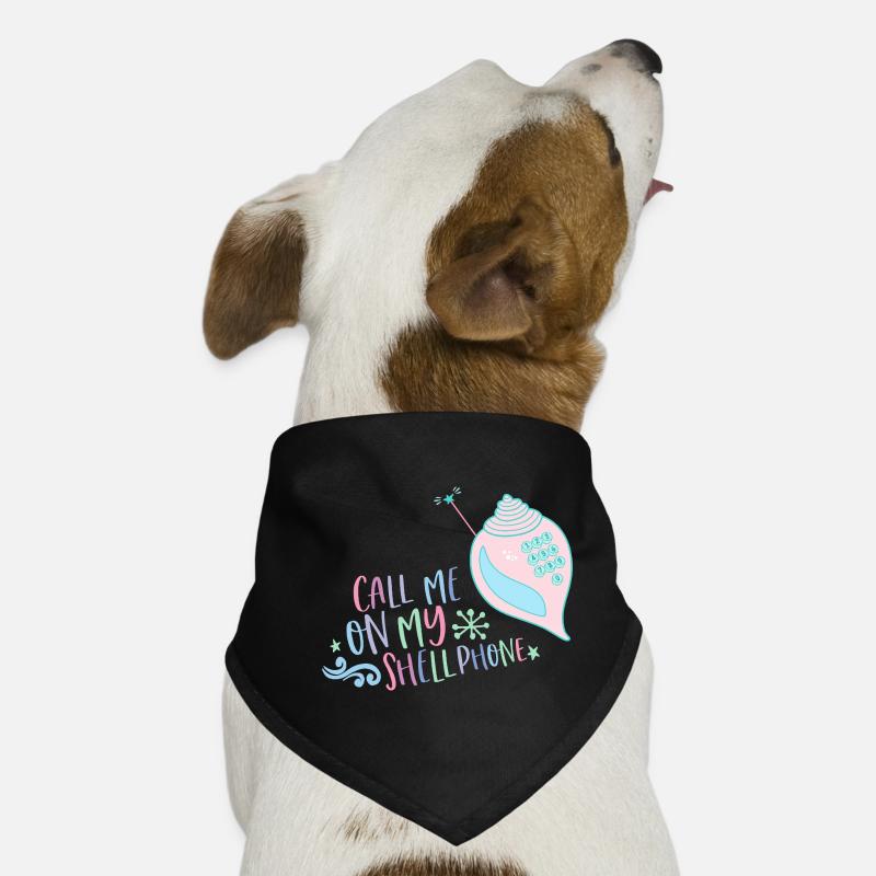 Call me on my Shellphone Meerjungfrau  Hunde-Bandana
