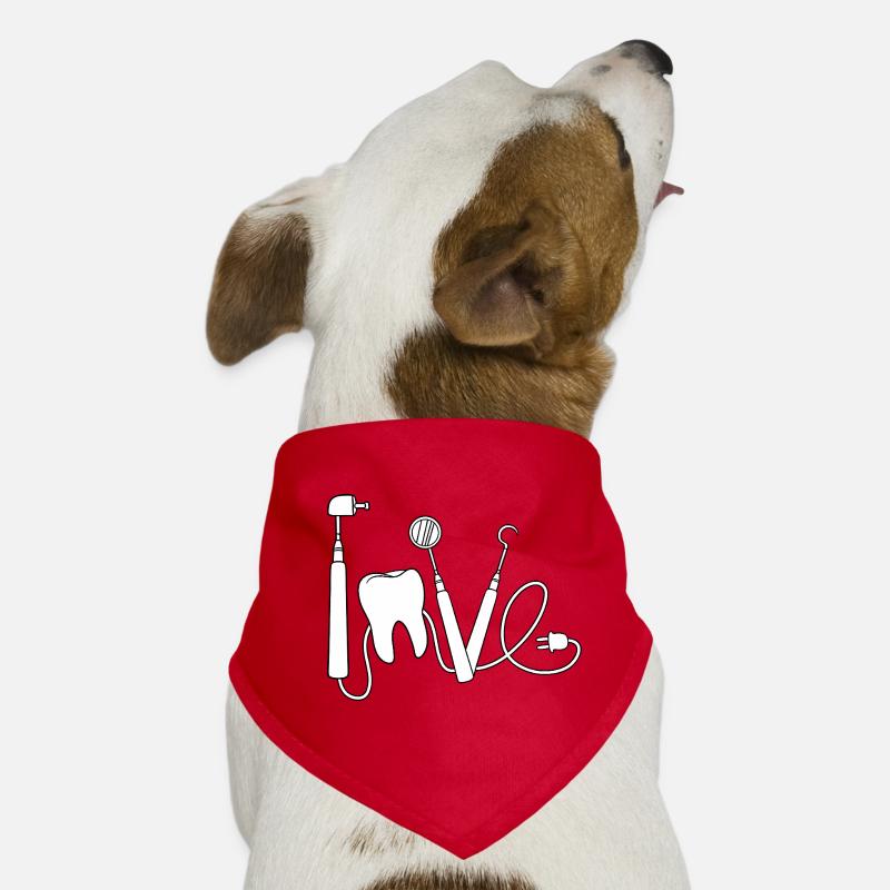 Dental Love: Tools Forming a Smile Dog Bandana
