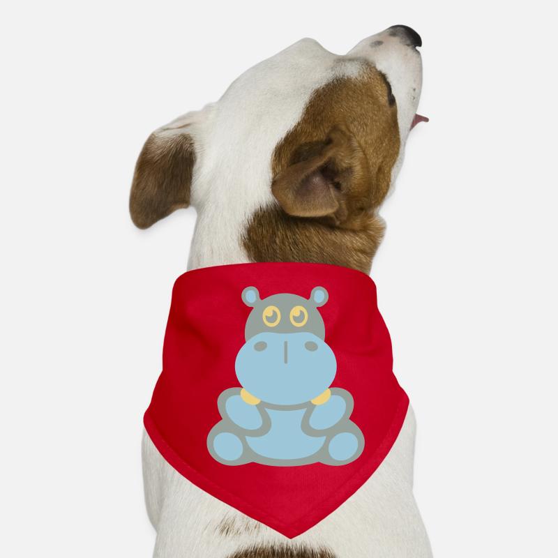 Nilpferd (hippo) Hunde-Bandana