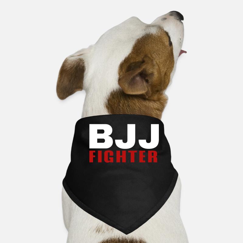 Combattant brésilien de BJJ de Jiu-Jitsu Bandana pour chien