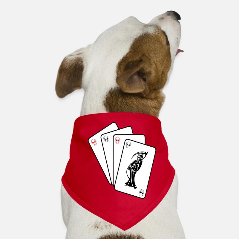 Grim Reaper Cards Dog Bandana