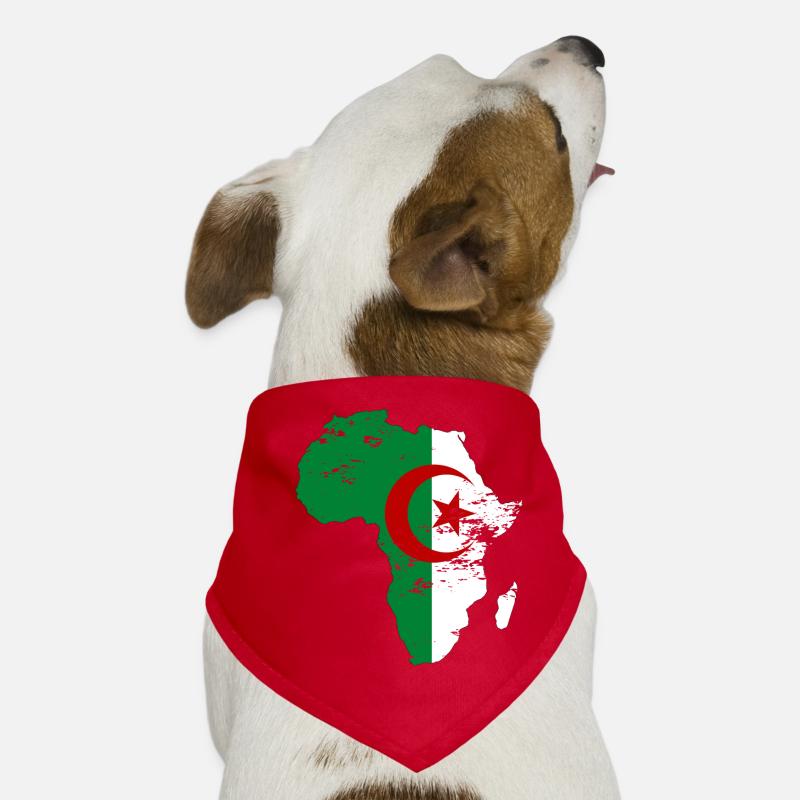 Algerien Flagge Afrika Hunde-Bandana
