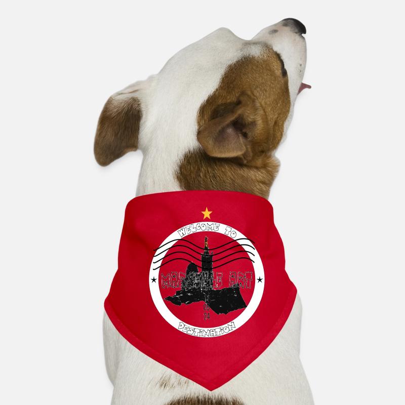 Marseille Kunstziel Hunde-Bandana