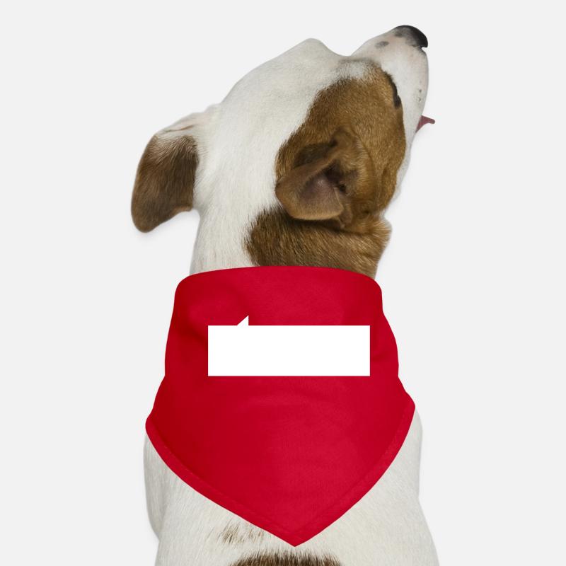 Speech bubble rectangle Dog Bandana