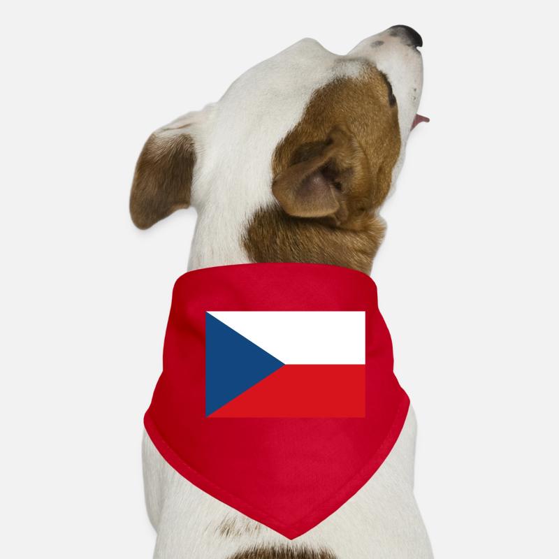 Tchéquie drapeau tchèque drapeau Bandana pour chien