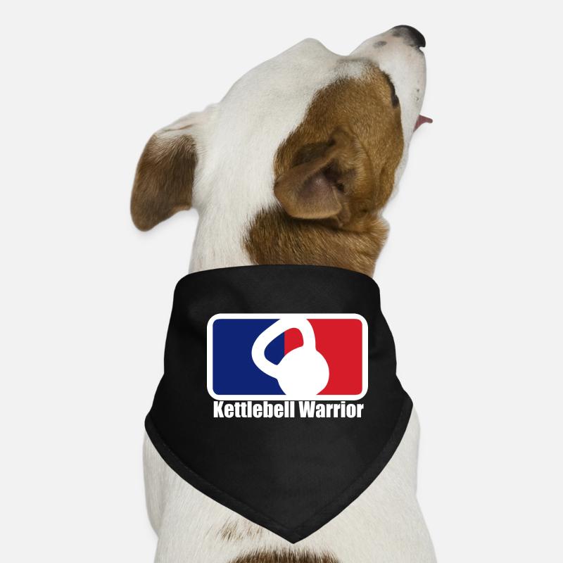 Kettlebell Warrior T shirt Design Bandana pour chien
