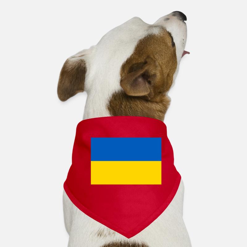 Drapeau de l’Ukraine Bandana pour chien