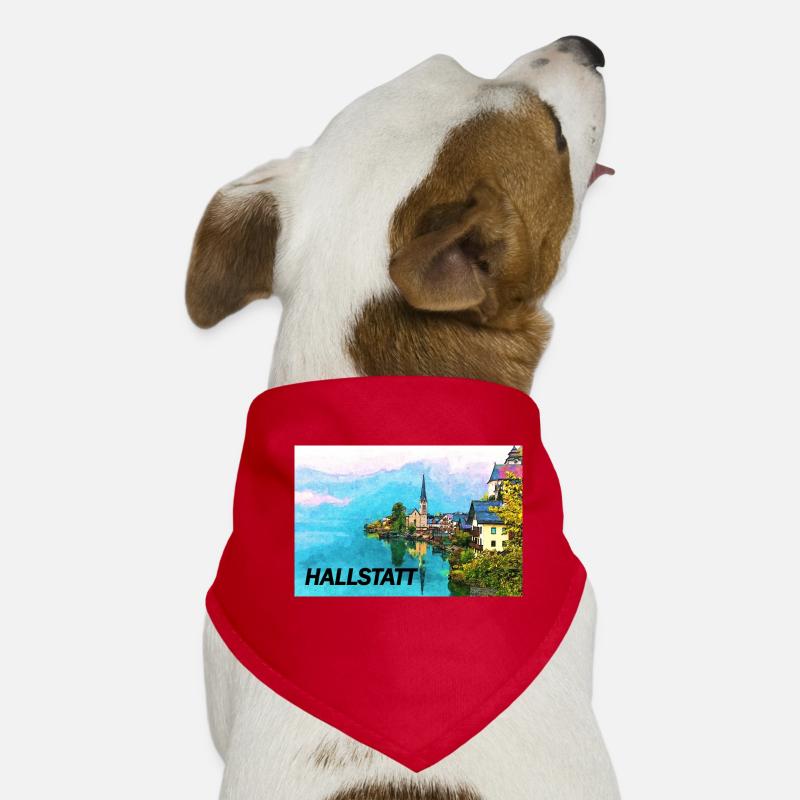 Hallstatt künstlerisch Hunde-Bandana