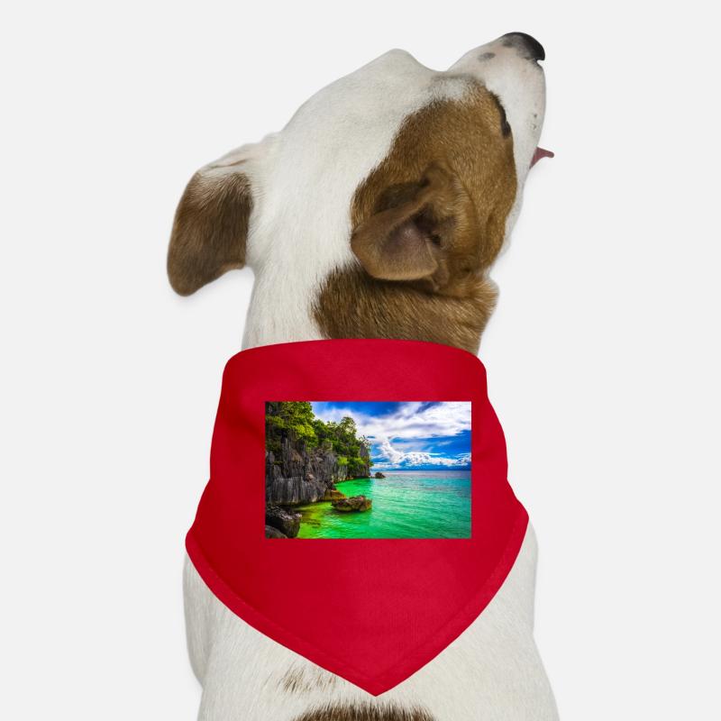 CÔTE PARADISIAQUE Bandana pour chien