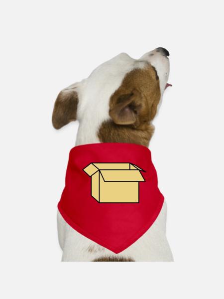 Carton - Dog Bandana - red - Front