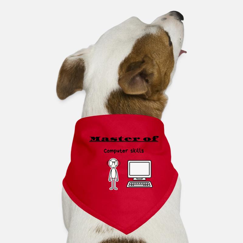 Master der Computerfähigkeiten Hunde-Bandana