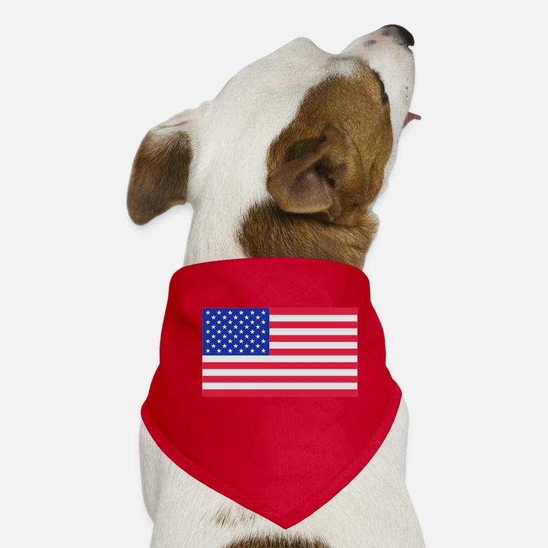 usa flag Dog Bandana