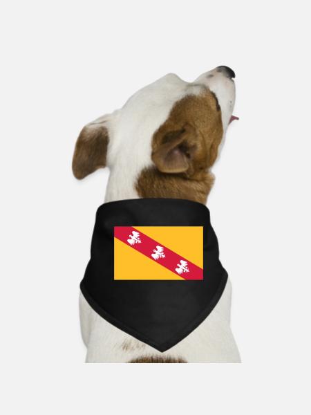 Lorraine - Bandana pour chien - noir - Devant