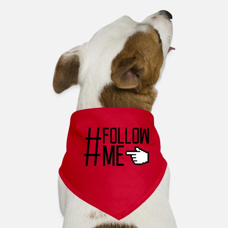 Pointeur de la main suivre Bandana pour chien