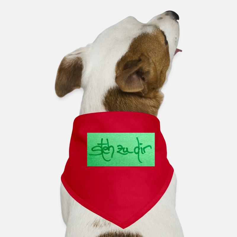 steh zu dir Hunde-Bandana