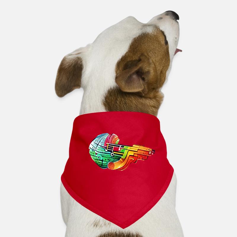Buntes Ding Hunde-Bandana