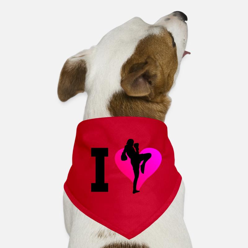 Boxe Thaï Boxe Thaï Boxeur Thaï Muay Thai Bandana pour chien