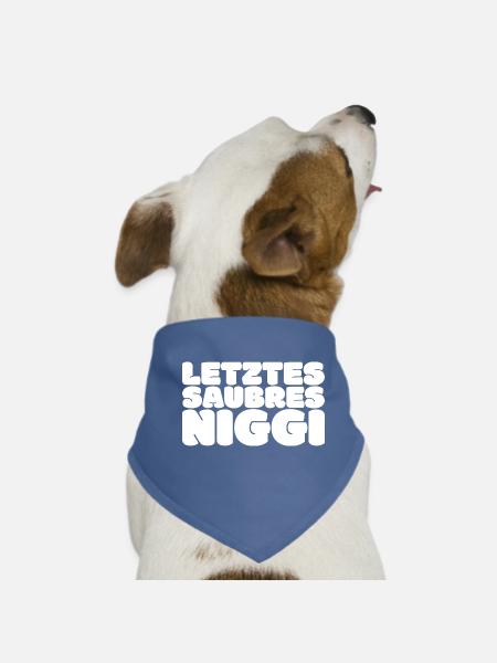 DDR Nostalgie Niggi Ossi Geschenk - Hunde-Bandana - Rot - Vorne