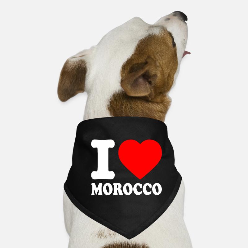I love morocco - Marokko Hunde-Bandana