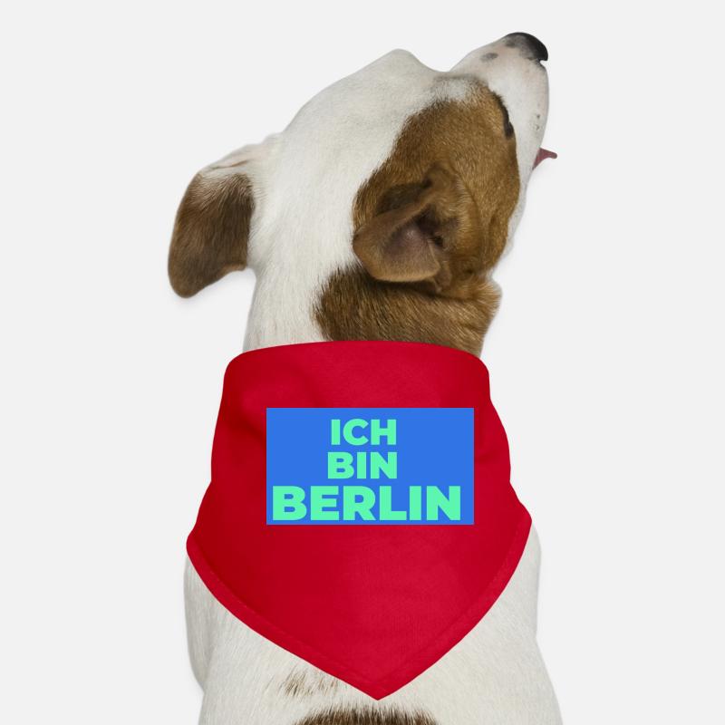Ich bin Berlin Hunde-Bandana