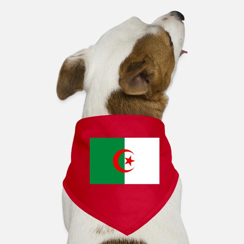 Drapeau de l'Algérie Bandana pour chien