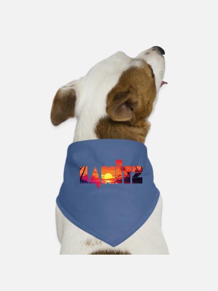 Lanitz Tropen - Hunde-Bandana - Rot - Vorne