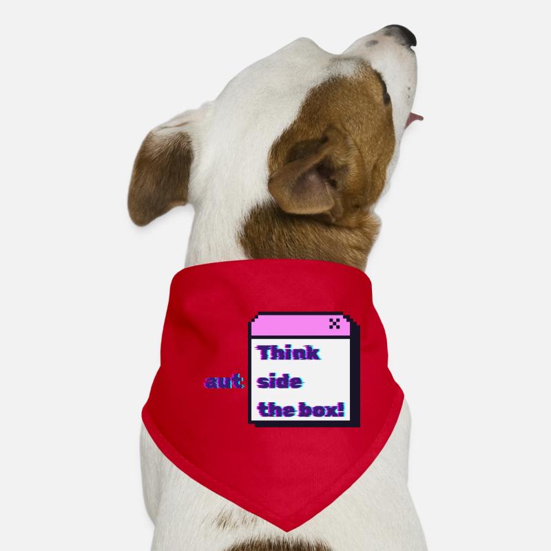 Pensez à aut-off the box - Bug Bandana pour chien