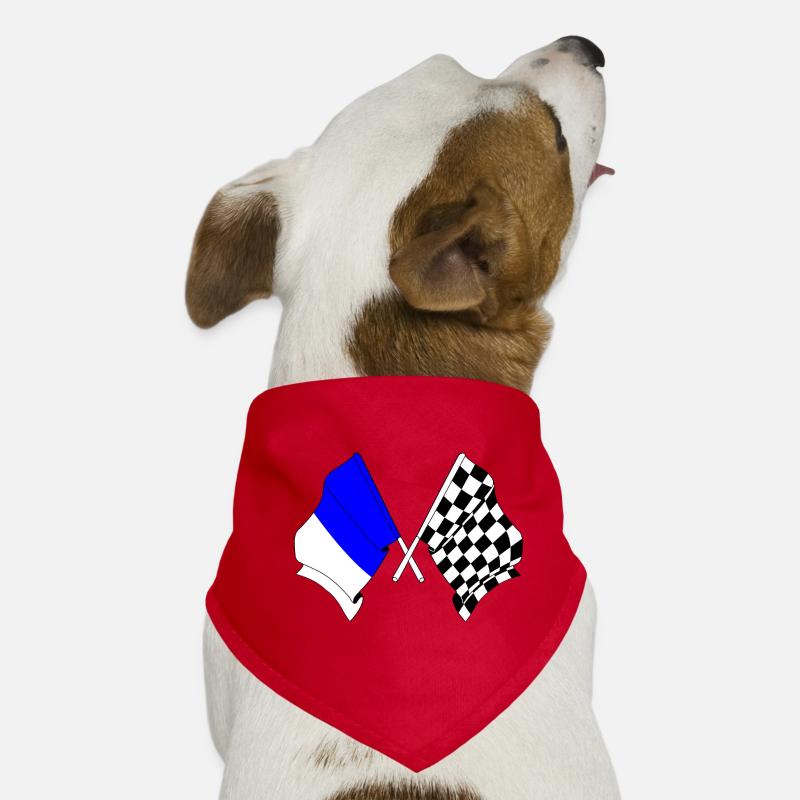 Spa-Rennflaggen Hunde-Bandana