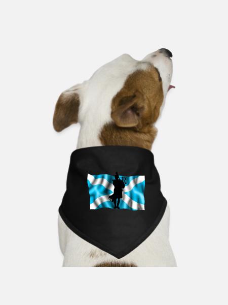 ecosse - Bandana pour chien - noir - Devant