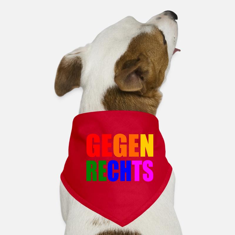 Gegen rechts Hunde-Bandana