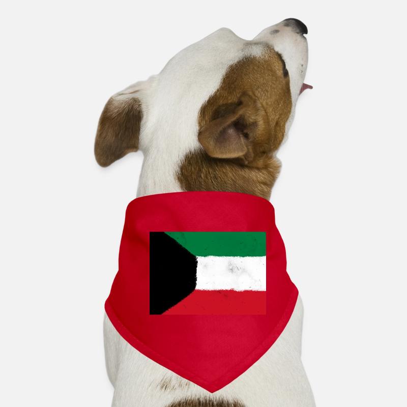 Drapeau du Koweït Bandana pour chien