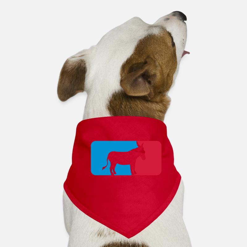 button sport logo cool esel pferd pony klein packe Hunde-Bandana
