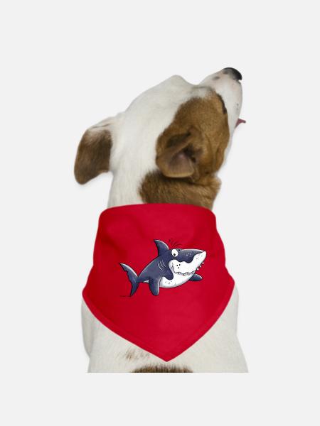 Haichen - Hunde-Bandana - Rot - Vorne