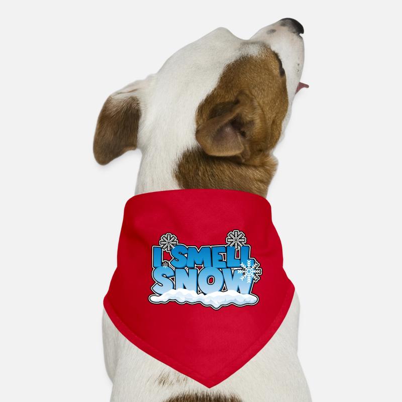 Ich rieche Schnee Hunde-Bandana