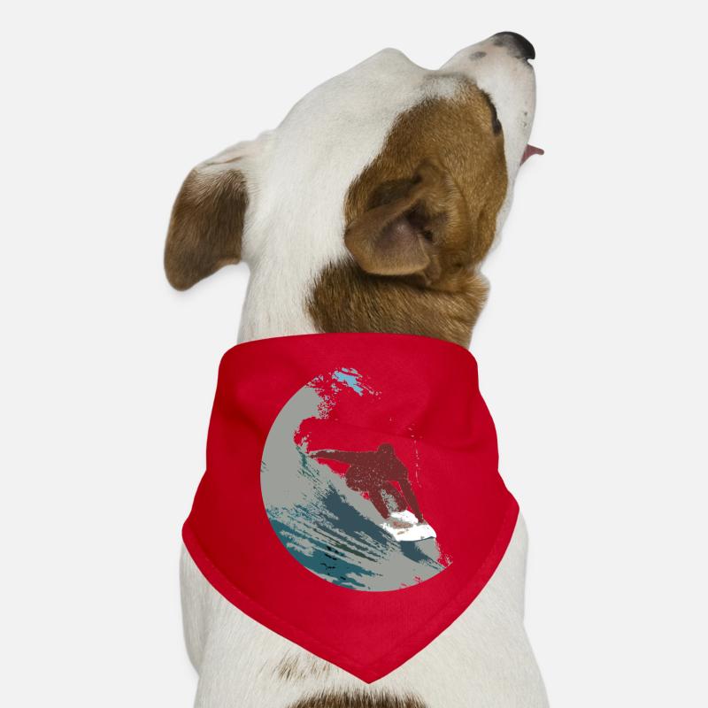 Surfer Hunde-Bandana