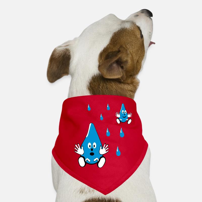 Petits amis goutte d’eau Bandana pour chien