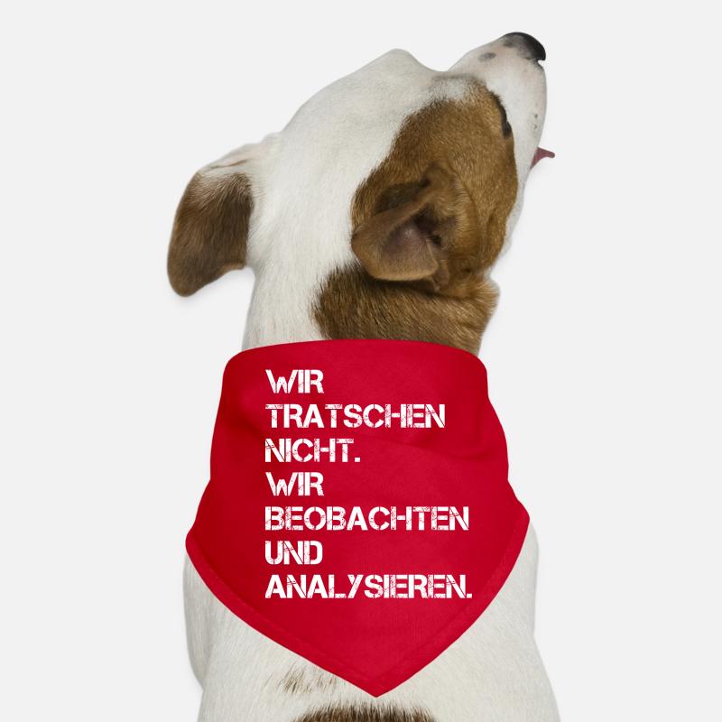 Gossip Observing Analyzing Gossiping Women Dog Bandana