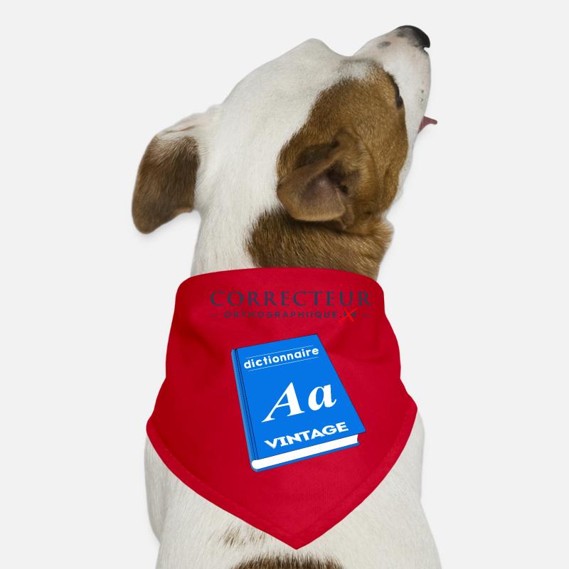 Rechtschreibprüfung Hunde-Bandana