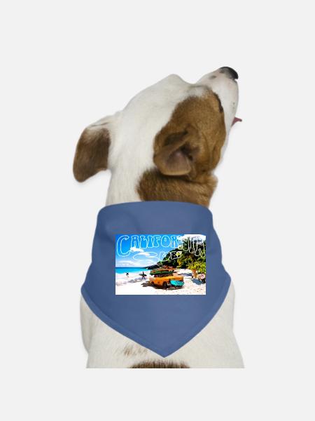 Surf Passion - Dog Bandana - red