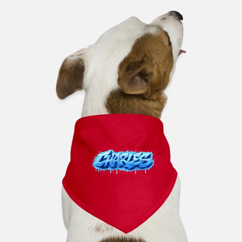 Graffiti Charles Name Gift Ideal Printable Dog Bandana